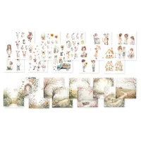 Dutch Doobadoo Collage Paper Set A4 Happy Spring (473.005.075)